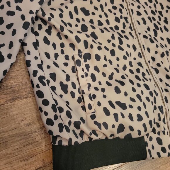 AMPERDAND AVENUE CHEETAH ESSENTIAL BOMBER JACKET WOMENS MED - GUC - Picture 4 of 6